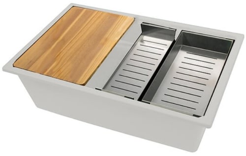 Nantucket Sinks PR3019PSW - 30 Inch Dualmount Workstation Sink