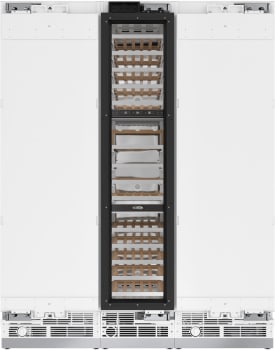 Koolmore KMPRCR24F24W - Panel Ready Column 24 in. Refrigerator, 18 in. Wine Cooler and 24 in. Freezer Combo