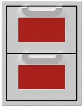 Hestan AGCP16DRRD - Color Panels for 16 Inch Double Drawers: Red/Matador