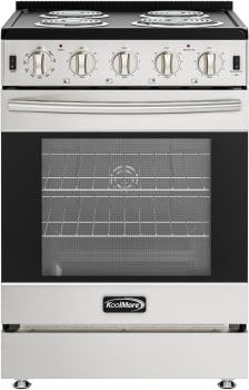 Koolmore KMSERC24SS - 24 Inch Freestasnding Electric Range