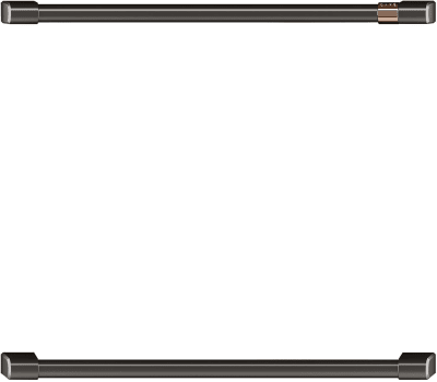 Cafe CXWD7H0PNBT - Brushed Black Handle - Set of 2