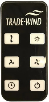 Trade-Wind 2BA22012 - Replacement Remote Control for Indoor Liners and Range Hoods