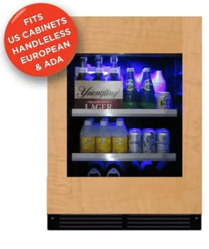 XO XOU24BCGOA - 24" Designer Undercounter Beverage Center