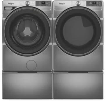 Whirlpool WHWADRERR57201 - Side by Side on Pedestals Washer & Dryer Set
