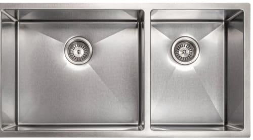 ZLINE SA60D36S - 36 Inch Undermount Double Bowl Scratch Resistant Stainless Steel Kitchen Sink