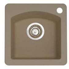 Blanco 441285-5 Diamond 5-Hole Double-Basin Drop-In Granite Kitchen Sink Truffle