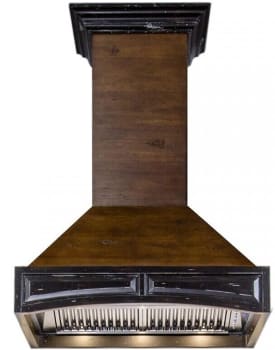 ZLINE 321AR42 - Wooden Wall Mount Range Hood in Antigua and Walnut