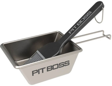 Pit Boss Griddle Sauce Pot & Brush