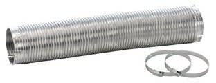 Smart Choice 5304503421 - 8 Inch Semirigid Dryer Vent Kit for Efficient Drying, Two Clamps and Universal Fit for Gas and Electric Dryers