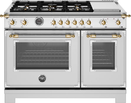 Bertazzoni Heritage Series HER486BTFEPXGLP - 48 Inch Dual Fuel Range