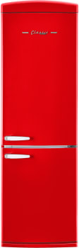Unique Appliances Classic Retro UGP340LRAC - 24 Inch Counter Depth Freestanding Bottom Mount Refrigerator