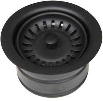 Nantucket Sinks Premium Kitchen 35EDFMBL - 3 1/2 Inch Extended Flange Disposal Kitchen Drain