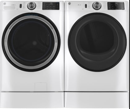 GE GEWASRGNWW550SS3 - Side by Side on Risers