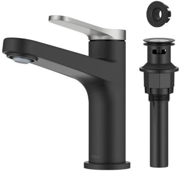 Kraus Indy™ Series KBF1411SFBNMB - Single Handle Bathroom Faucet