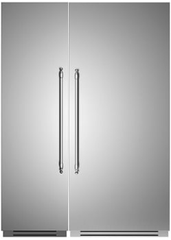 Bertazzoni Heritage Series BERTREFFRHER36SS2 - Bertazzoni Side-by-Side Refrigerator Freezer Column Set