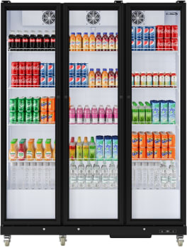 Koolmore KMMDR3FGD - 71 Inch Commercial Merchandiser Refrigerator