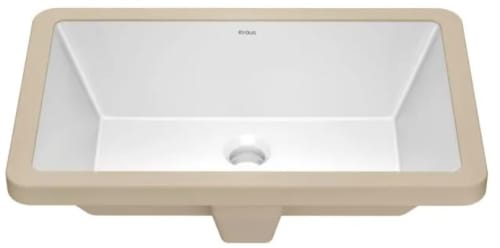 Kraus Elavo Series KCU242 - 21 Inch Porcelain Ceramic Undermount Bathroom Sink