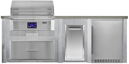 Haven Outdoor HCOY96DRAWHGR - 8 Ft Outdoor Kitchen Island