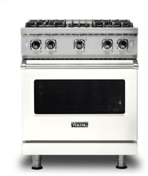 Viking 5 Series VGR5304BPWBB - 30 Inch Sealed Burner Natural Gas Range