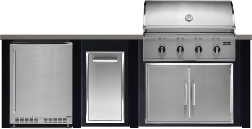 Haven Outdoor HCOY96REFBBR - 8 Foot Outdoor Kitchen Island