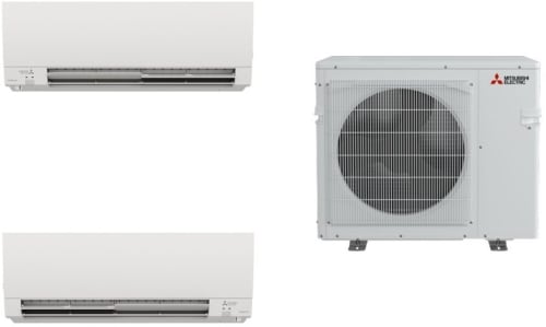 Mitsubishi Electric MIT20KMULTI2HEAD99 - 20,000 BTU Multi Zone Mini Split System