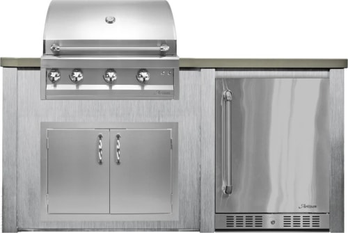 Haven Outdoor HART72REFHG - 72" Harbor Gray Outdoor Kitchen Island