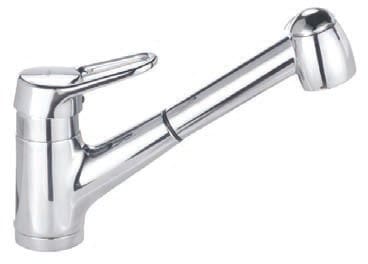 Blanco 441183 Single Lever Kitchen Faucet With Pullout Spray Loop Handle Ceramic Disc Cartridge 2 2 Gpm Flow Rate And Ab1953 Lead Free Compliant Chrome