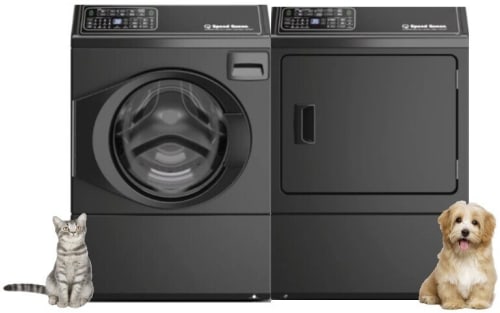 Speed Queen SPWADREBN7011 Side-by-Side Front Load Washer and