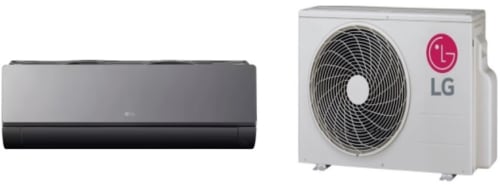 LG Art Cool Mirror KSUAK091A - 9,000 BTU Single Zone Mini Split System