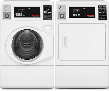 Speed Queen SQCWADREW11601 Side-by-Side Front Load Washer and