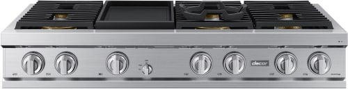 Dacor DTT48T963GS - 48 Inch Gas Smart Rangetop in Front View