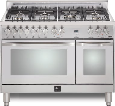 LOFRA Curva CXSD48MMG700 - Curva 48 Inch Stainless Steel Dual-Fuel Range with Stainless Steel Trim