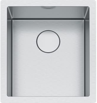 Franke Professional 2.0 PS2X11015 - 17 1/2 Inch Undermount Single Bowl Kitchen Sink with 16 Gauge Stainless Steel