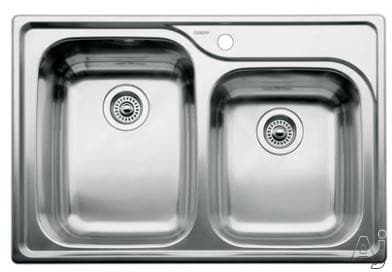 【気質アップ】 33 510885 Blanco Inch Sink Steel Stainless Bowl 3/4 & 1 Drop-in ライト・ランタン