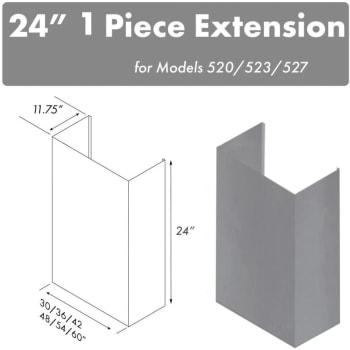ZLINE 520523527602FTEXT - 1-Piece Chimney Extension