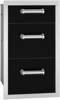 Fire Magic Echelon Collection 53803BSC - 14-Inch Black Triple Access Drawer