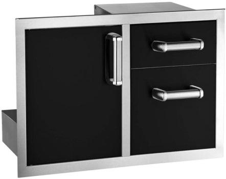 Fire Magic Echelon Collection 53810BSC - 30-Inch Black Access Door & Double Drawer Combo With Soft Close
