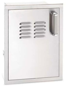 Fire Magic 53820SCTR - 14 Inch Soft Close Louvered Single Access Door with Propane Tank Storage