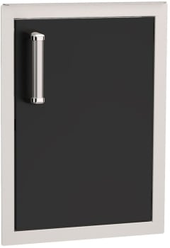 Fire Magic Echelon Collection 53920BSCR - 14-Inch Black Right-Hinged Single Access Door - Vertical with Soft Close