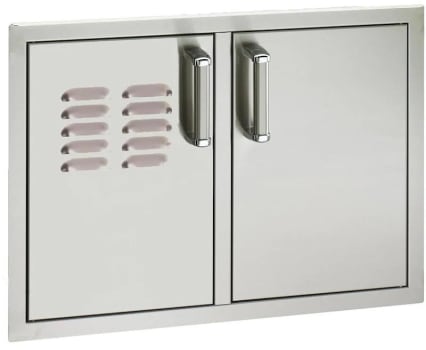 Fire Magic Flush Mounted Doors 53930SC1 - 30 Inch Double Access Door with Louvers