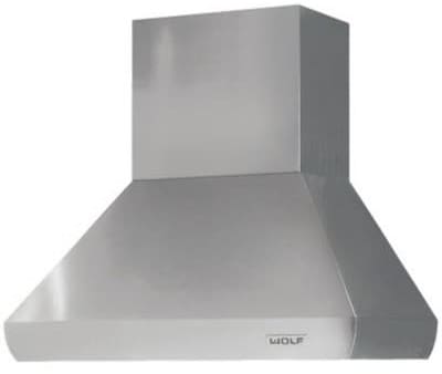 Wolf island top range hood