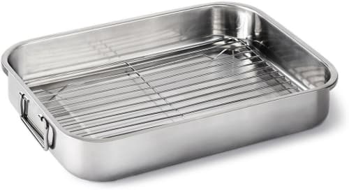 Napoleon 56038 - Stainless Steel Roasting Pan in Front View