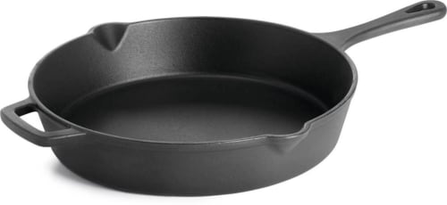Napoleon 56058 - Large Cast Iron Frying Pan in Angled View