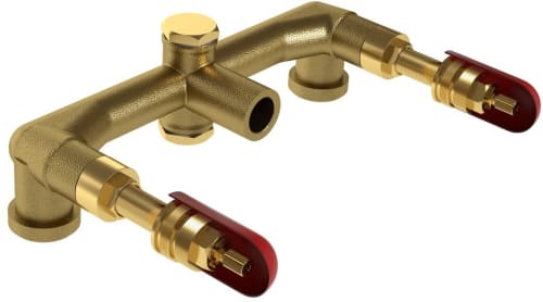 Rohl RH08W - Wall Mounted Two Handle Widespread Rough-in Valve