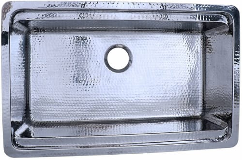 Nantucket Sinks Brightwork Home Collection KSSHPS3220 - 32 Inch Undermount Single Bowl Kitchen Sink with Drain Opening