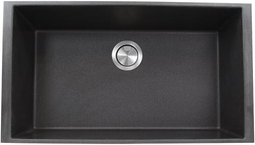 Nantucket Sinks Plymouth Collection PR3320BLUM - 33 Inch Undermount Single Bowl with 9 Inch Bowl Depth