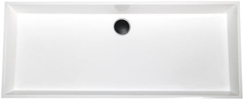 Nantucket Sinks NSGSTR36 - GlacierStone Bathroom Sink with 3 3/4 Inch Depth Bowl