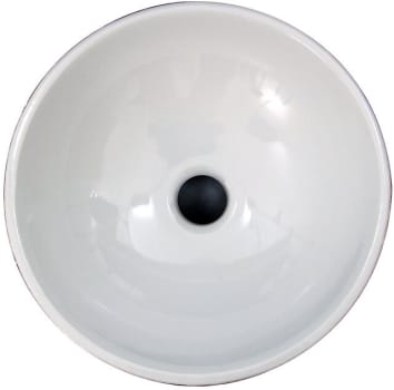 Nantucket Sinks Regatta Collection RC7040GMSW - 17 Inch Single Bowl Fireclay Bathroom Sink with 5 3/4 Inch Bowl Depth