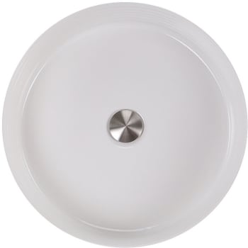 Nantucket Sinks Regatta Collection RC7102WV - 16 Inch Single Bowl Fireclay Bathroom Vanity Sink with 3 5/8 Inch Bowl Depth