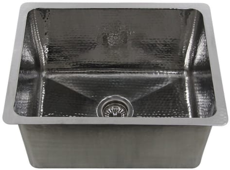 Nantucket Sinks Brightwork Home Collection KSSH231812 - 23 Inch Undermount Single Bowl Kitchen/Laundry Sink with 16 Gauge Stainless Steel